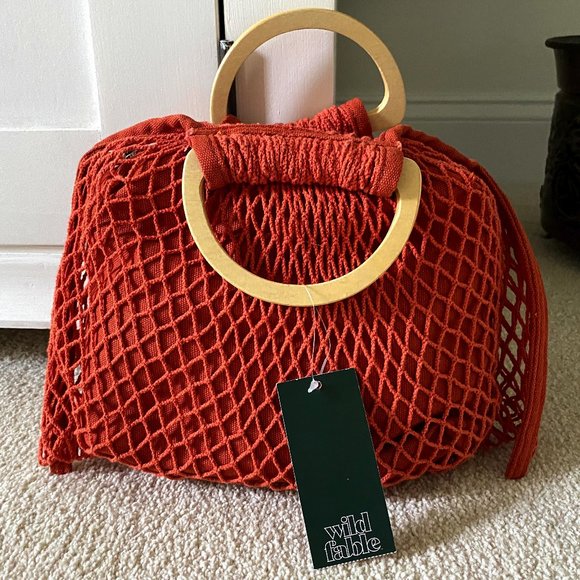 wild fable Handbags - 🌟 LAST CALL!!! 🌟 NWT! Wild Fable Peachy Net Mini